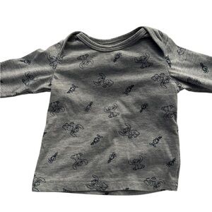 Disney Lilo & Stitch Grey Long Sleeve Baby Shirt